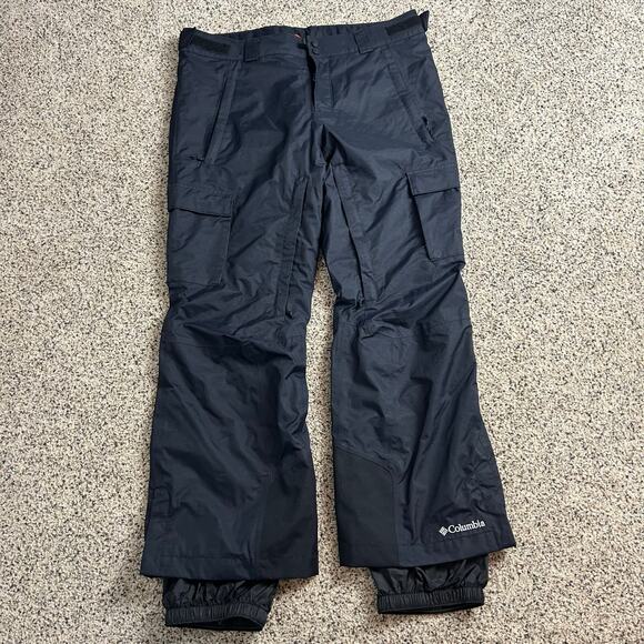Columbia Men's Ridge to Run II Pants Size Large Waterproof Omni Heat Black Snow - Picture 1 of 9